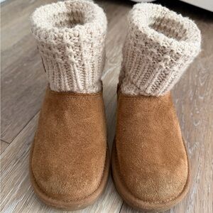 UGG Cozy Tan Wool Boots